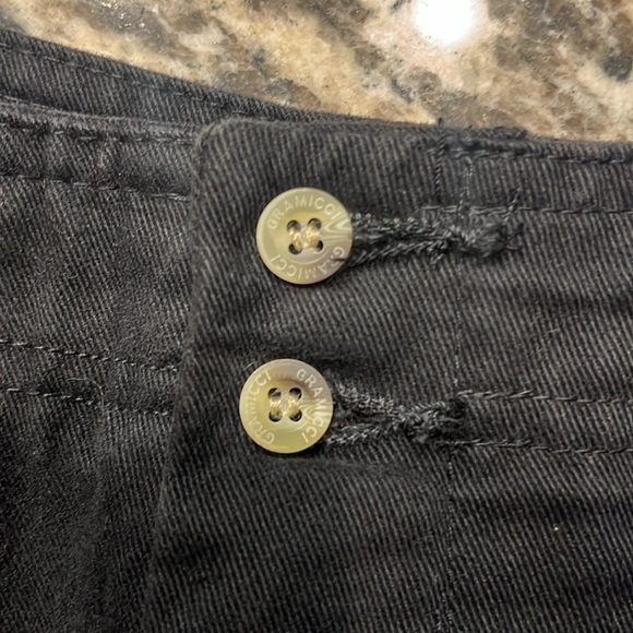 Gramicci Cotton High Rise Pleated Three Button Tapered Ankle Pants - Picture 7 of 12